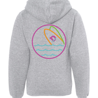 Youth Neon Sign Grey Hoodie