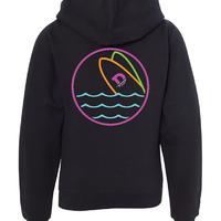 Youth Neon Sign Black Hoodie