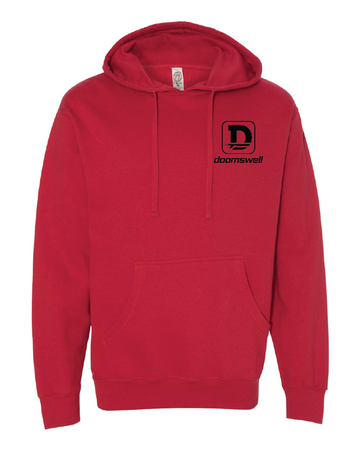 Doomswell - Chest Hit Icon Hoodie - Red