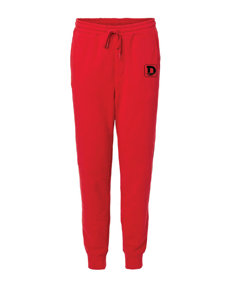 Red Sweatpants for Men | Icon Fleece Joggers | Doomswell