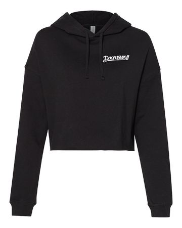 Doomswell Women's Cropped Hoodie - Black