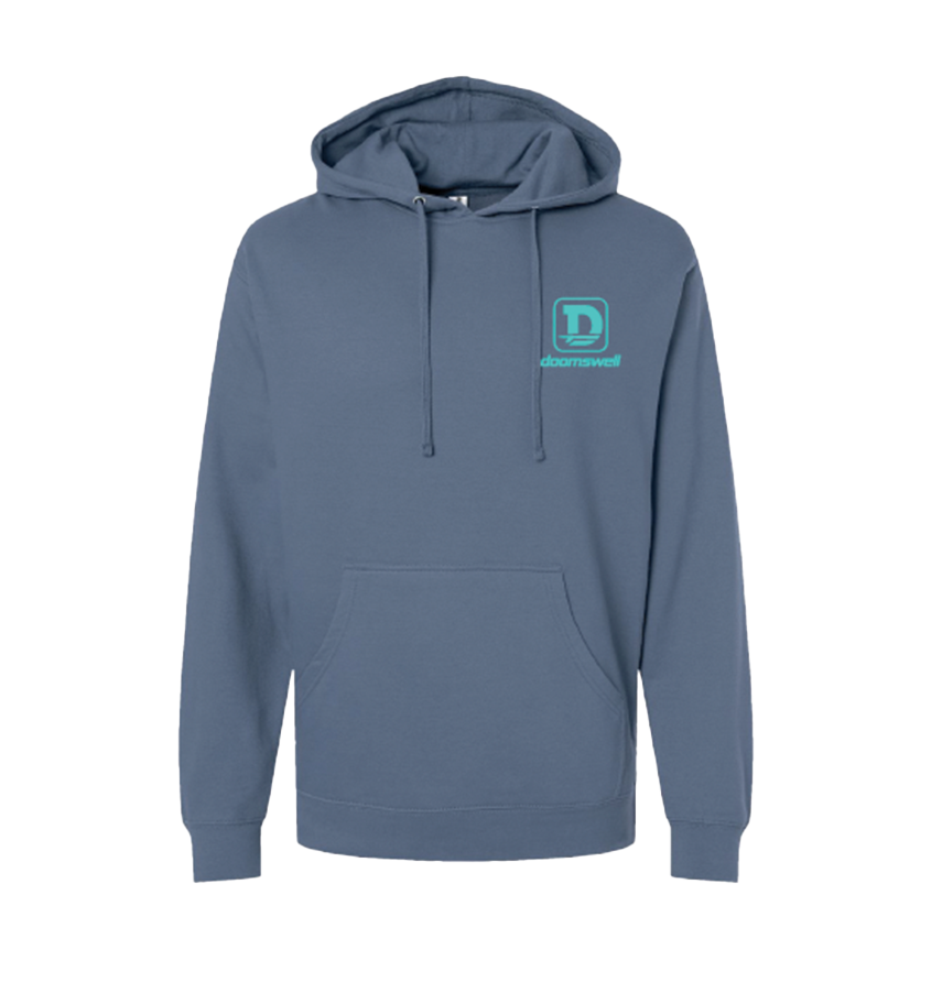 Doomswell Chest Icon Hoodie Blue