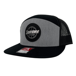 Doomswell grey and black flat bill hat