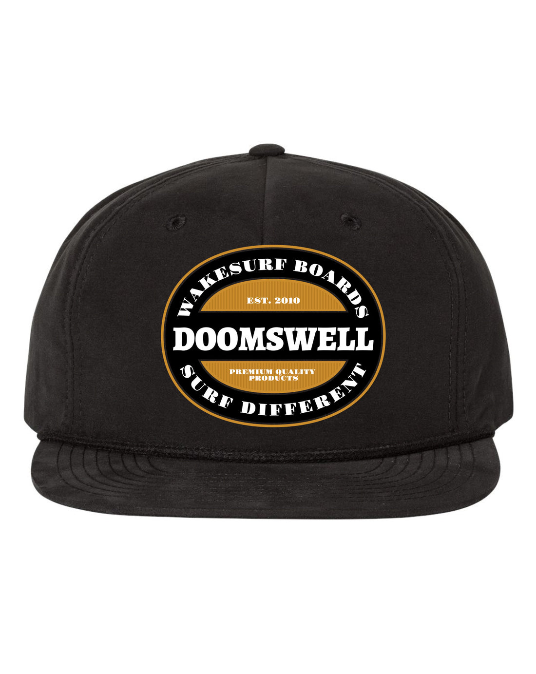 Flat Bill Cap - Yellow "Surf Different" Logo