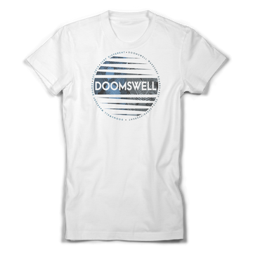 Doomswell white circle tshirt