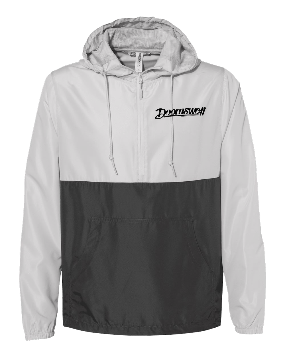 Thrasher half black half white deals hoodie
