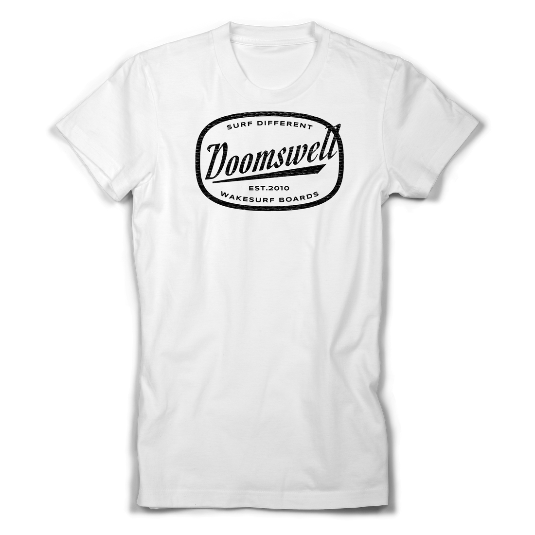 Doomswell white oval tshirt