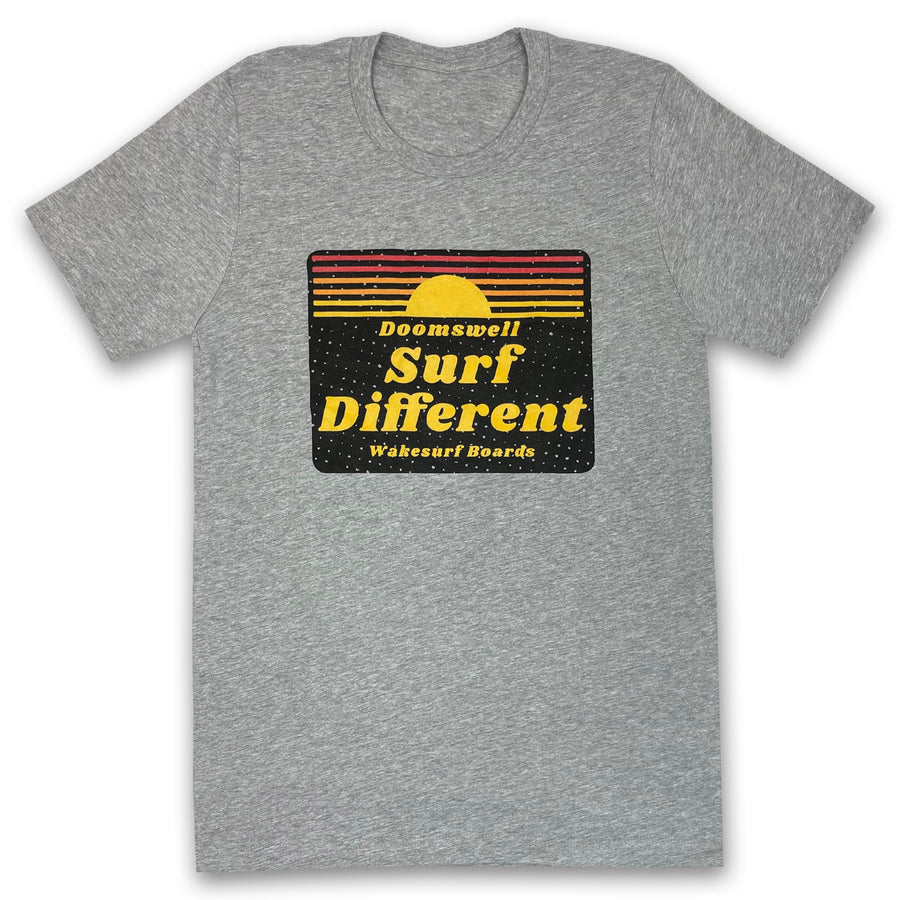Surf Different Sunset Tee - Gray