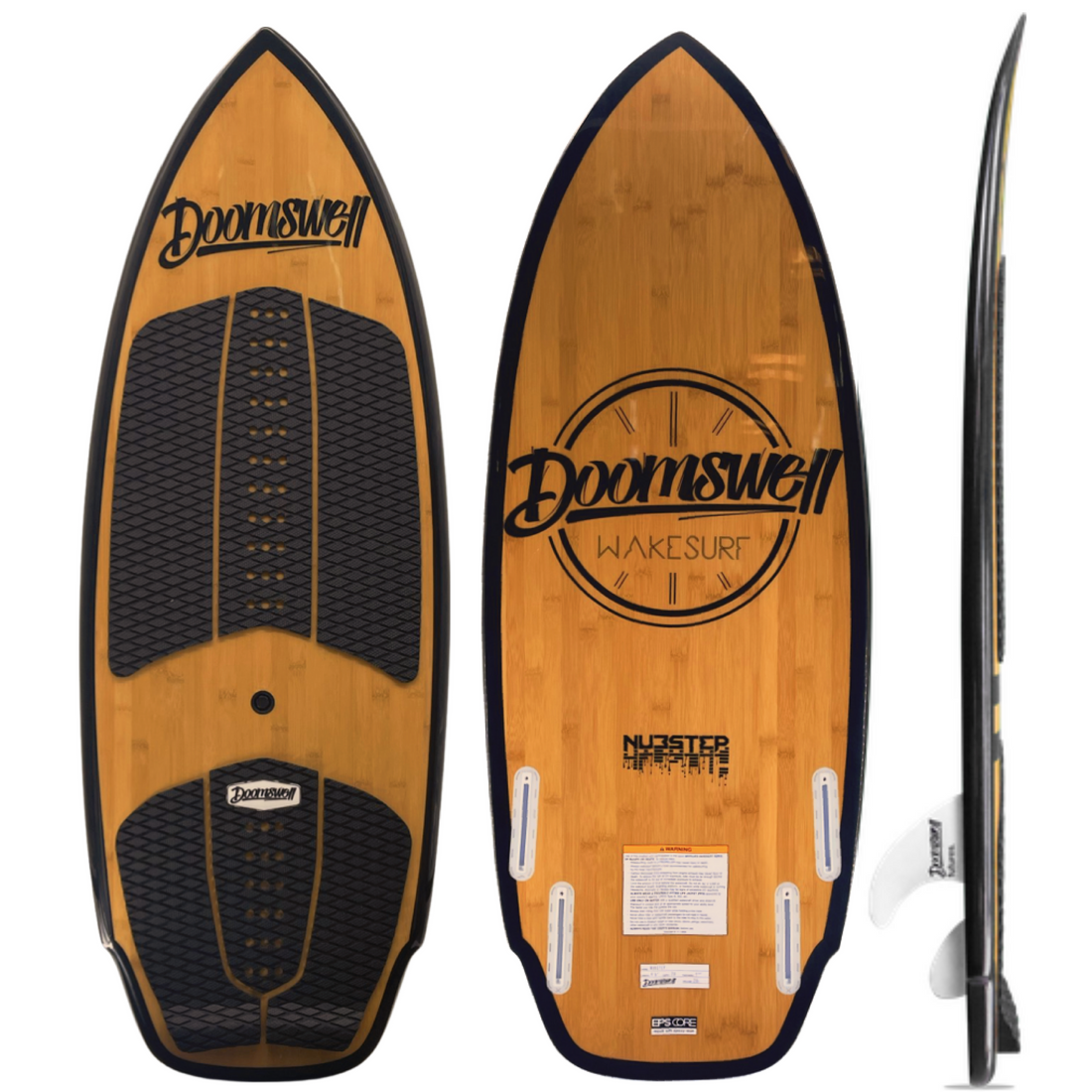 bamboo nubstep doomswell wakesurf board