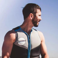 Wakesurf Vest - Black+Blue