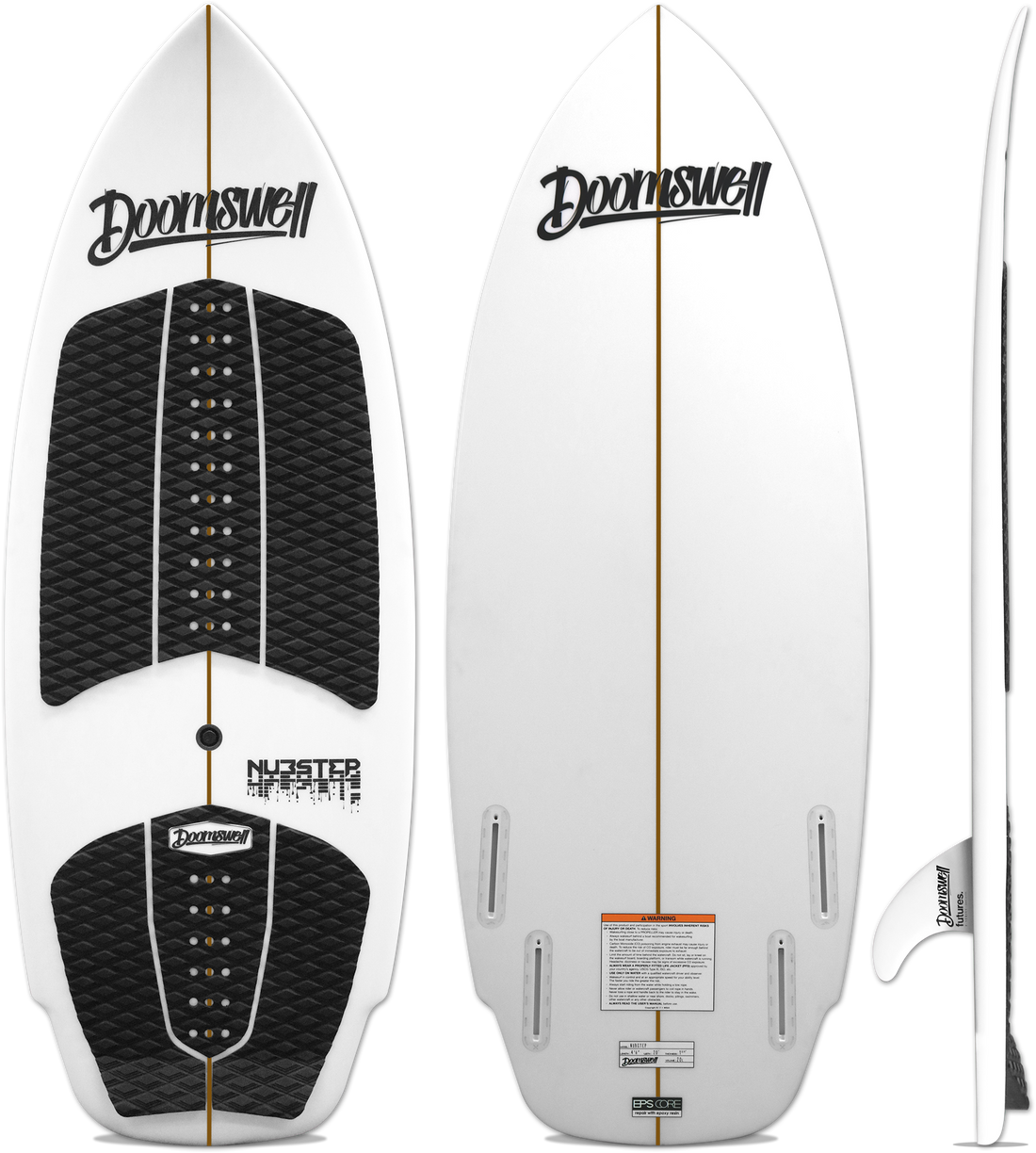 Nubstep - White - 5'0" - Demo