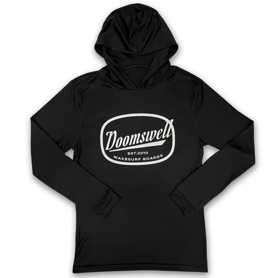 Performance Sun Tee Shirt Hoodie - Black