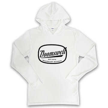 Performance Sun Tee Shirt Hoodie - White